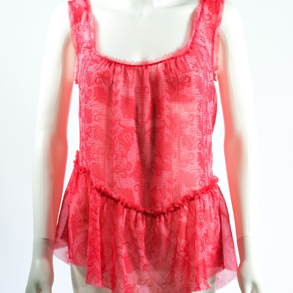 💫Rachel Rachel Roy Top Womens Pink Sz XS Peasant